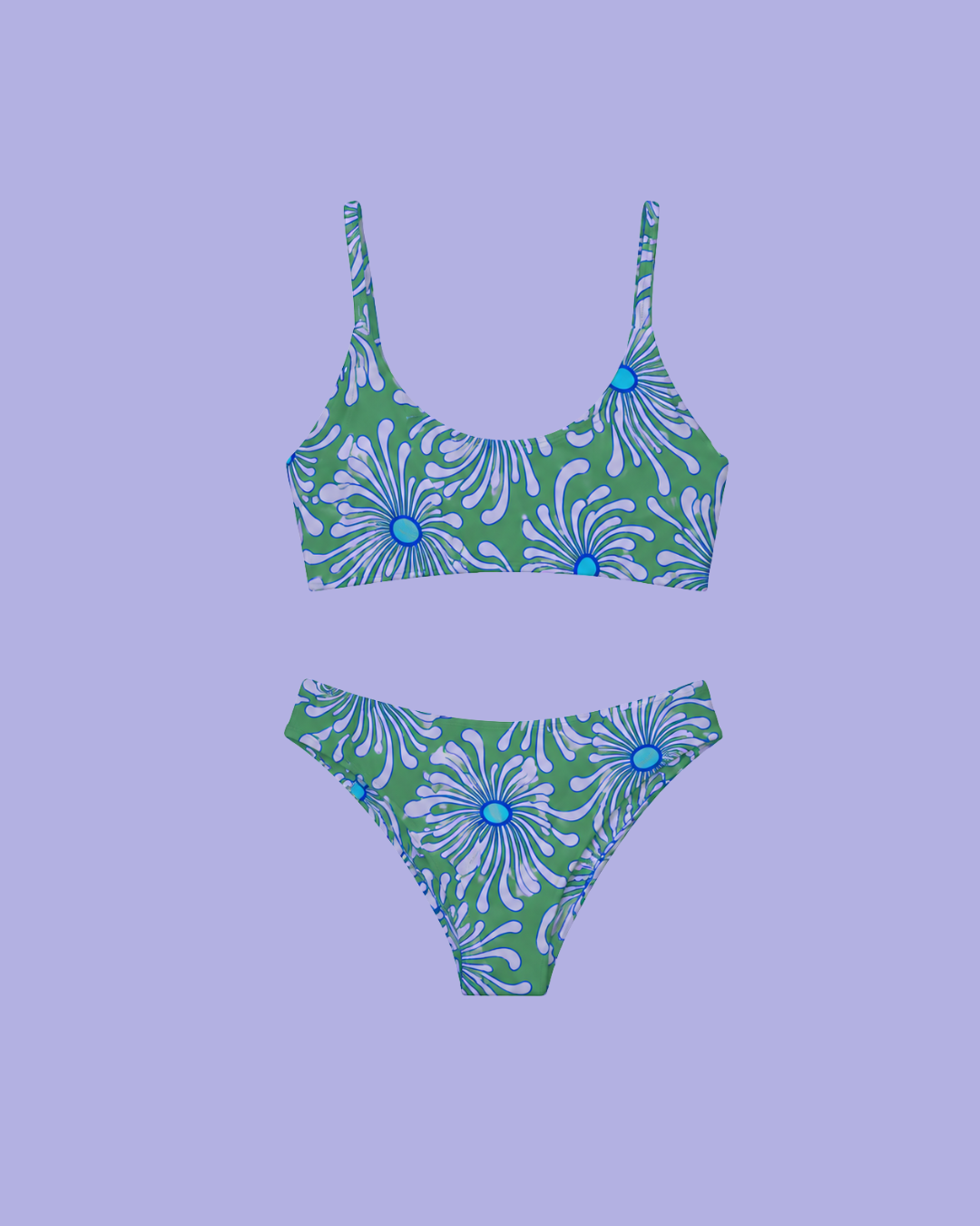 Reef Walk reversible printed bikini by Barrier Swim